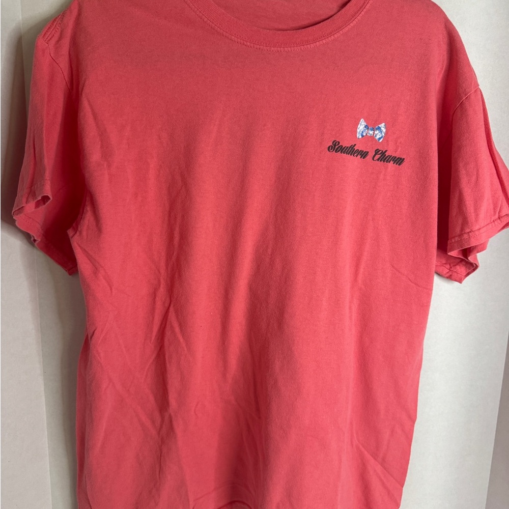 Southern Charm Coral Short Sleeve Tee